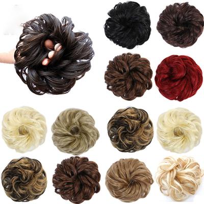 Wig Hair Ring, Volumizing Bun Ring, Synthetic Fiber Foam For Thickening Ponytails, Quick Updo Accessory, Multicolor