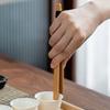 1pc Tea Bamboo Utensil Tongs Tea Wooden Tea Clip Food Toast Tea Tweezer