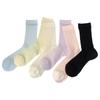 Female Summer Ultra Thin Hollow Mesh Solid Color All Go Boneless In The Tube Stack Socks