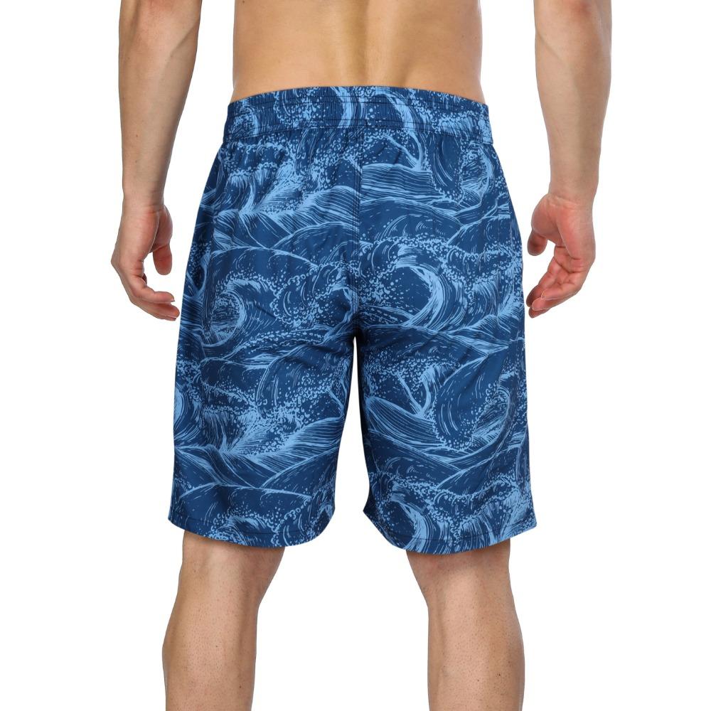 CHARMLEAKS Men Swim Shorts with Side Pockets Quick Dry Board Shorts