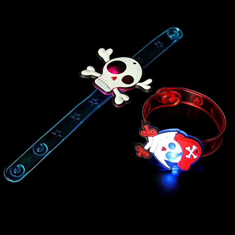 Halloween Led Light Up Bracelets With Cute Cartoon Designs Perfect For Halloween Party Trick Or Treat Favors Gifts