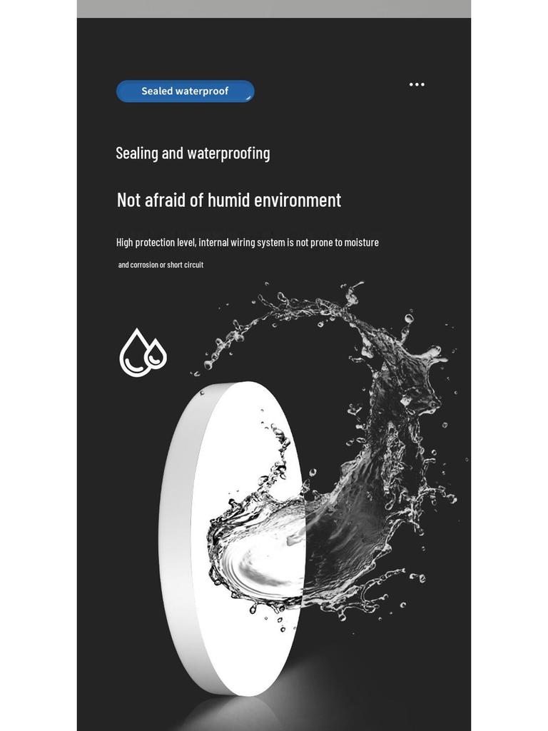 Smart LED Radar Ceiling Light with Motion and Sound Sensor