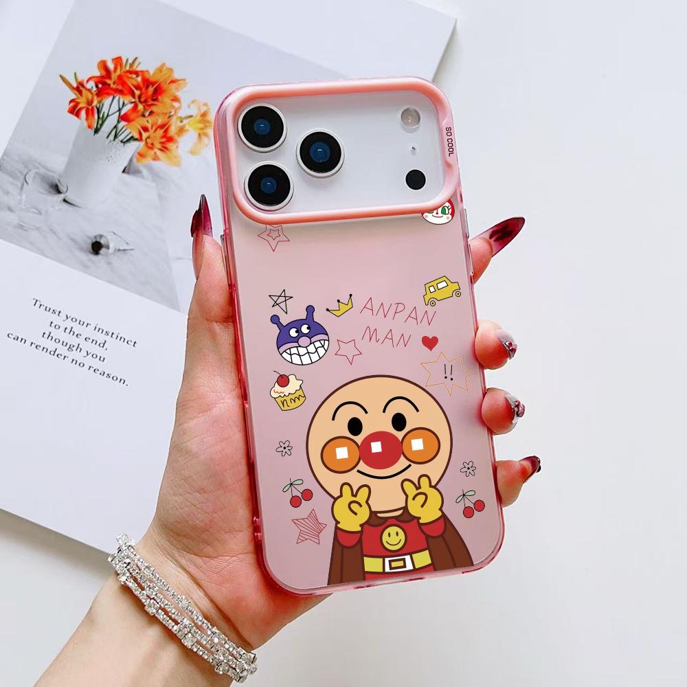 Anime A-Anpanmans Cute Phone Case For iPhone 17 16 15 14 13 12 11 Pro Max Air Matte Laser Aurora Shockproof Funda