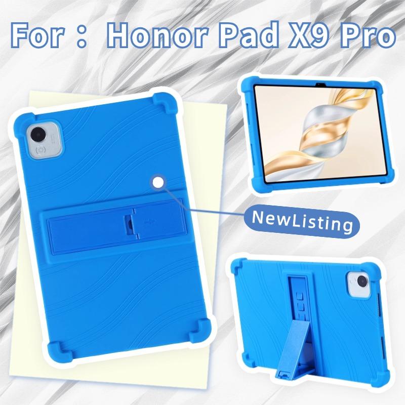 For Honor Pad X9 Pro Silicone Case with Kickstand Rugged Protective Cover