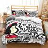 Set Letto Cartone Animato Bambina Copriletto Piumone Copripiumino Federa Set 2-3 Pezzi Misura Bambino Adulto Decorazione Camera da Letto