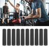 10pcs Black Handle Sleeves Anti Slip Grip Tubes Durable Replacement Grips  Curved Handles