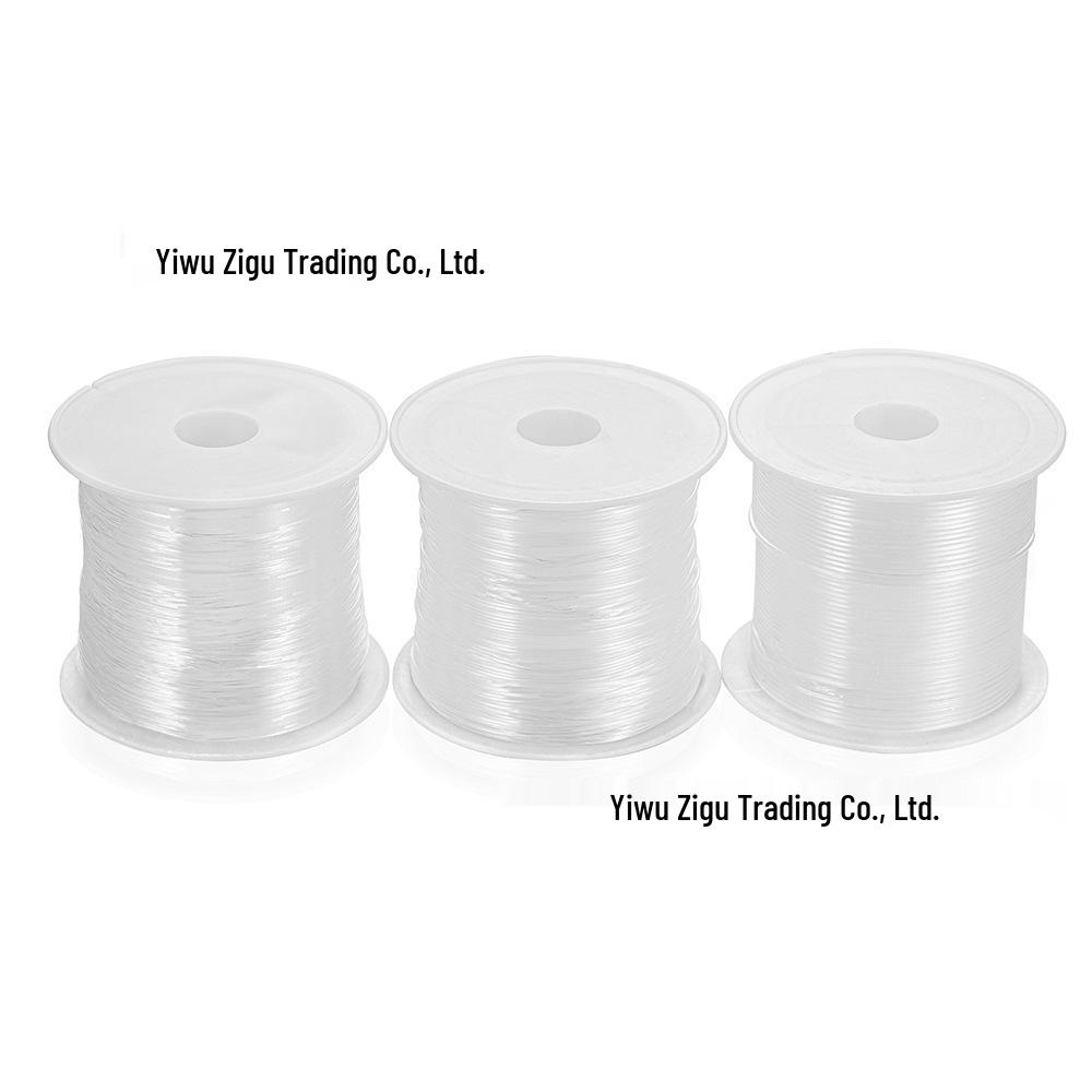 

Кристально чистая неэластичная леска для изготовления украшений своими руками: Материал для нанизывания для браслетов, серег и ожерелий. 0.2mm x 90m (10g) прозрачный