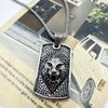 Dominanter Löwenanhänger Hip-Hop Schmuck Halskette