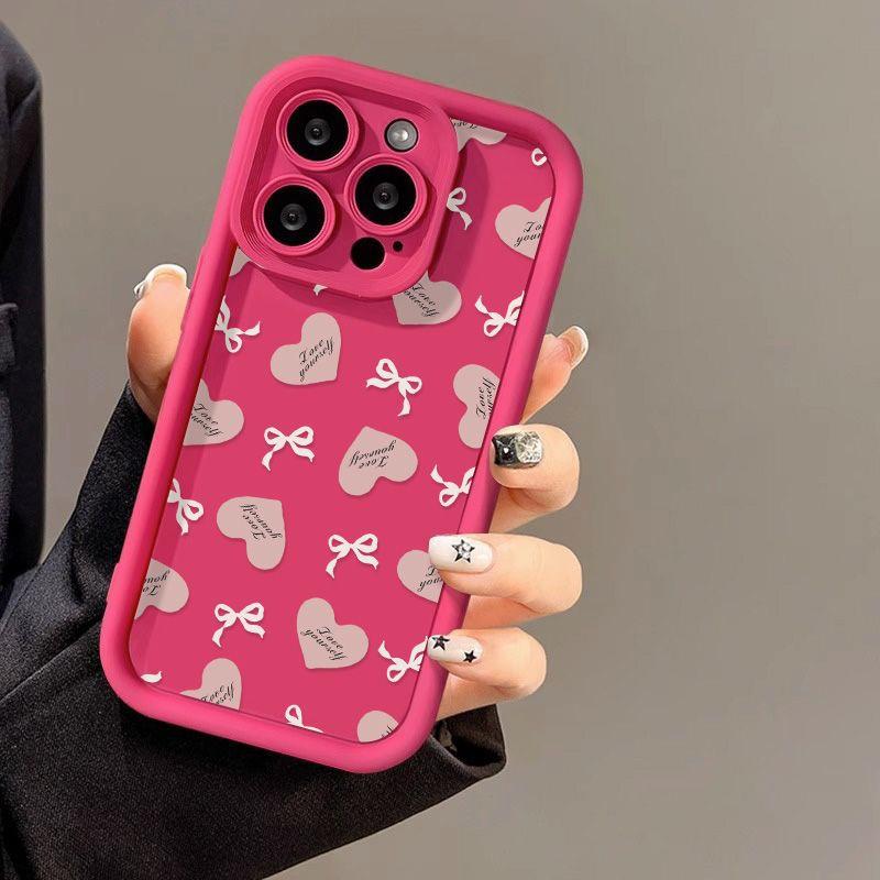 Sweet and Cool Girl Bow for iPhone17PorMax Mobile Phone Case 14 Apple 13 Matte 12/15 Factory