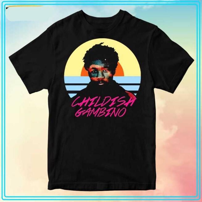 HOT! Childish Gambino Retro Unisex T-Shirt Gift for Friends All Size S-4XL L