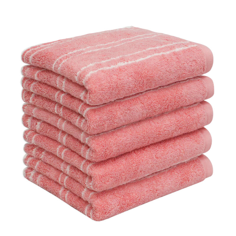 Signature Combasa 40 count 200g design towels (5 pieces) 5 cotton blues