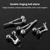 5/10Pcs Fishing Alert Bell Clip Stainless Steel Fish Bite Sound Alarm Fishing Rod Clamp Ring Feeder Top Tip Clips Fishing Tackle