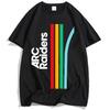 Heißes Spiel ARC Raiders Regenbogen Grafik T-Shirts Baumwolle Mode Locker Männer_Frauen T-Shirt Unisex Streetwear Rundhals Lässig Herren T-Shirts