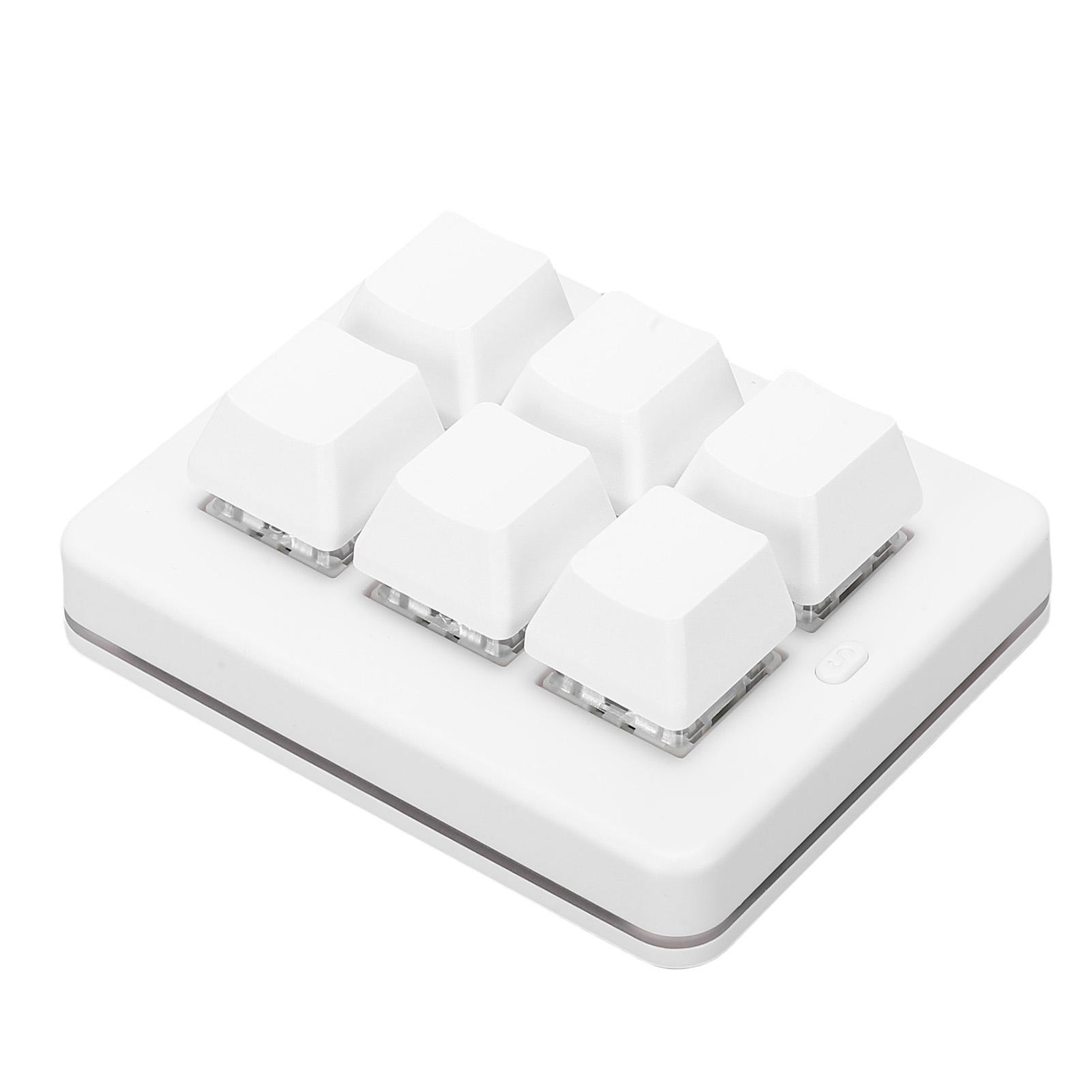 

USB Wired 6 Key Keyboard Customize Macro Programmable 6 Key Mechanical Keypad for PC Video Game