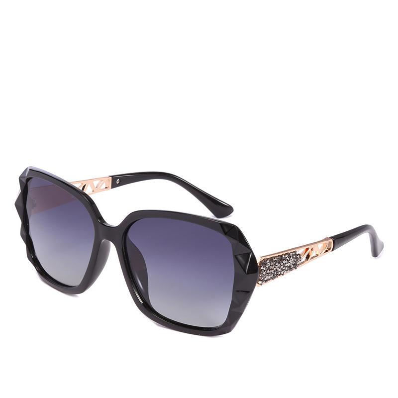 Sunglasses For Women With Big Face And Thin Sunglasses For Women With Trendy Round Face, The Same Anti-Ultraviolet Polarized Glasses. Polarized lenses