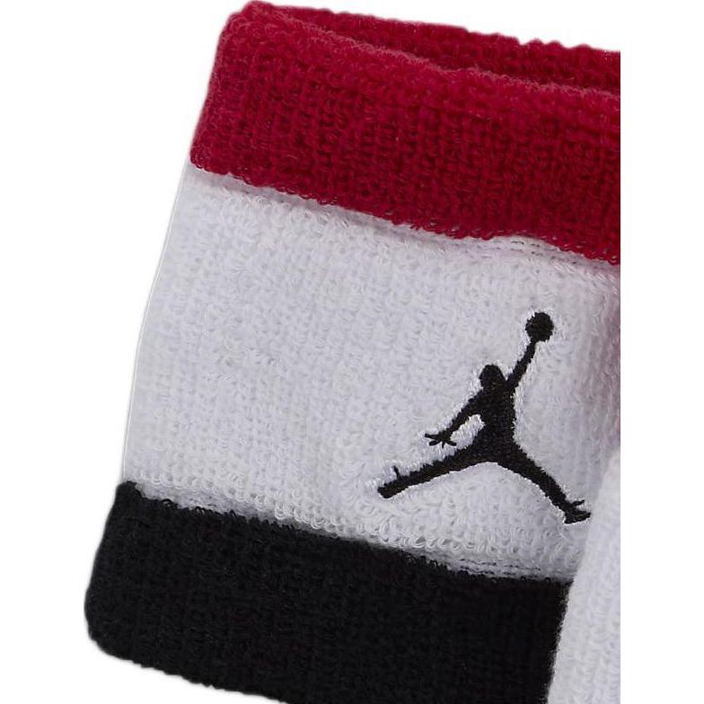 Jordan Terry Wristbands Breathable Thermal Protective Gym Red/White/Black Cotton Unisex DV4207-624