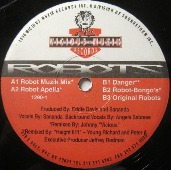 

12inch Record ROBOTS - Robots 12901 Vicious Muzik R 1996 US Dance & Electronica Used