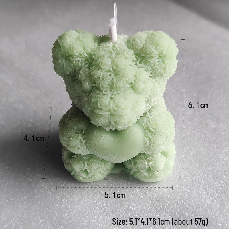 

Ароматерапевтическая свеча Rose Bear: 3D Scented Bear Ornament Souvenir