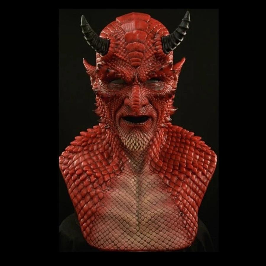Ny Halloween Skrekk Cosplay Monster For Belial Maske Skummel Maskerade Maske Rød Maske