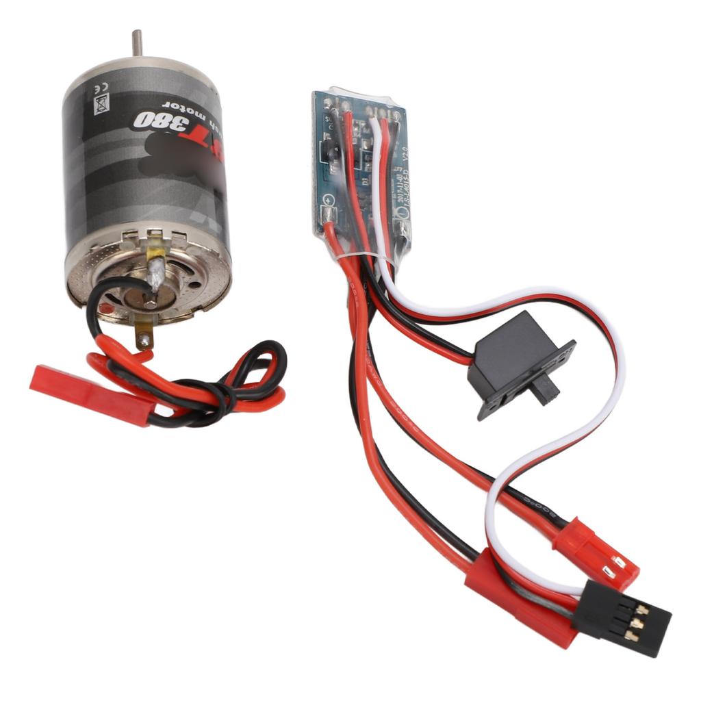 RC Bürstenmotor ESC Professionell 380 Edelstahl Großes Drehmoment 38T Bürstenmotor mit 30A