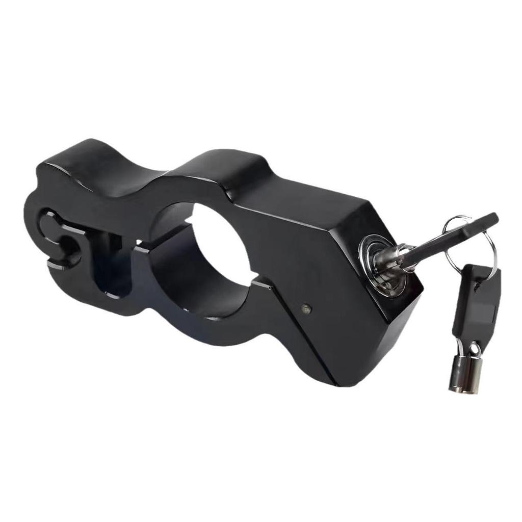 Universal Anti-Theft Motorcycle Handlebar & Throttle Lock with Alarm