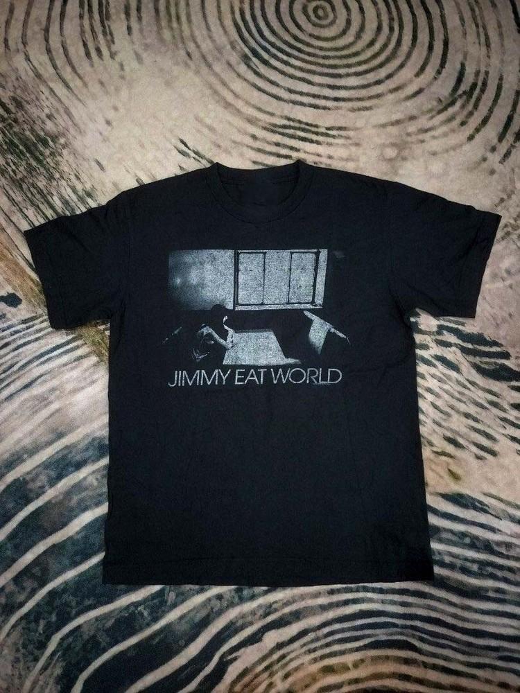 2010 Футболка группы Jimmy Eat World Хлопок Черный Полный Размер S-5XL Футболка Унисекс Футболка XXXL