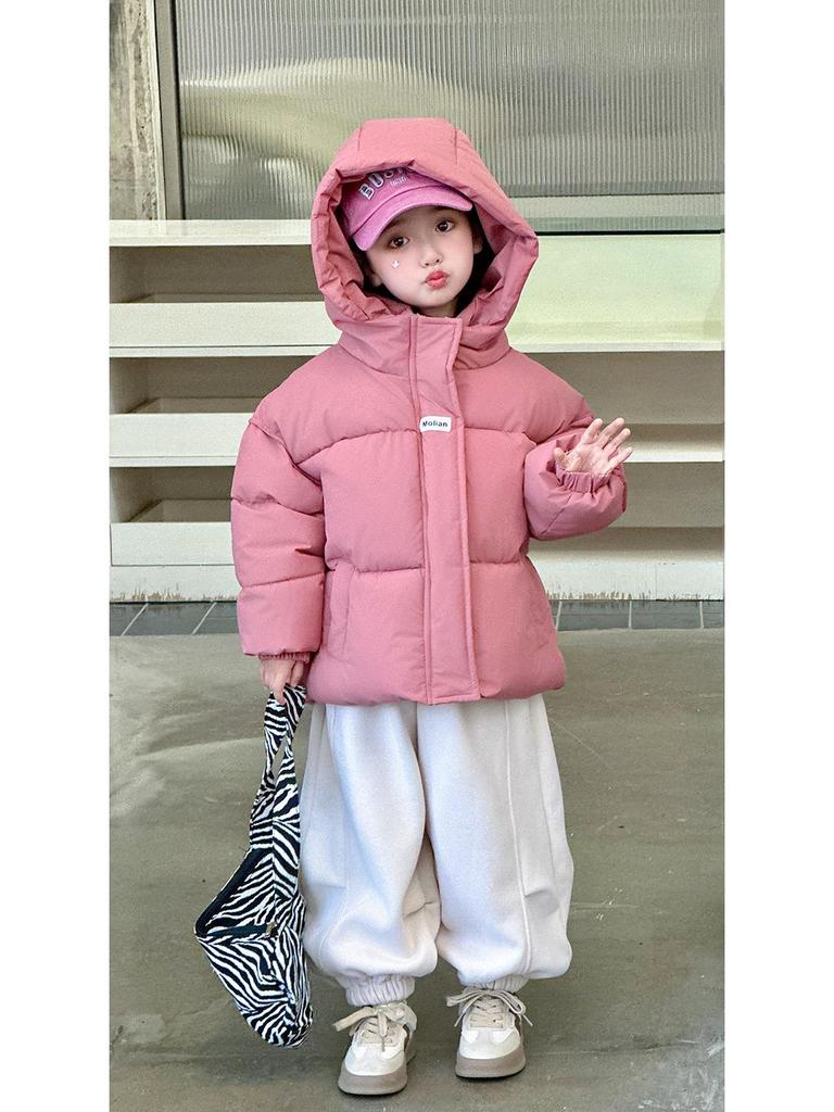 Girls' Winter Coat 2025: Fashionable Baby Cotton Down Jacket
