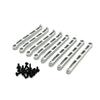 Upgrade Metal Chassis Fixing Rod Suspension Linkage for MN 1/12 MN78 MN82 RC Car Spare Parts
