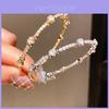 Classic Heart Shape Zircon Bracelet With Elegant Copper Finish For Women