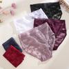 4 Pièces Culottes en Dentelle pour Femmes Taille Haute Sexy Lingerie Transparente Culotte pour Dame Coupe Moulante Grande Taille Strings S-XXL