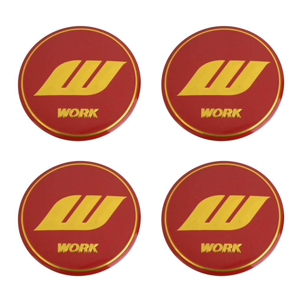 45mm Wheel Sticker 50mm WORK EMOTION 56mm Rim Center Emblem EQUIP 60mm Wheel Cover Hub Cap Badge 65mm VS MEISTER XT7 ZR10 S1 T5R