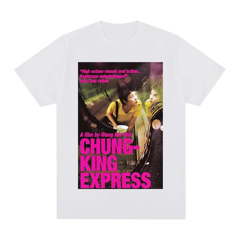 2026 Neuer Chungking Express Film Chinesisches Vintage Y2k Streetwear T-Shirt Baumwolle Unisex und Unisex T-Shirt Hochwertige Oberteile
