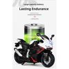 Children's Electric Motorcycle Dual Drive Children's Car with Remote Control Bluetooth Music LED Light Microphone Luminous Wheel