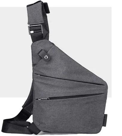 Small Anti-theft Crossbody Bags For Men Soft Thin Men's Bag Sling Belt Pauch Security Male Short Trip Holster Tactical Pocket