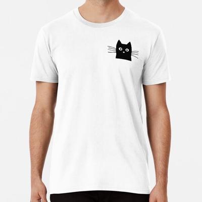 Schwarze Katze Gesicht T-Shirt S-5XL Bestes T-Shirt