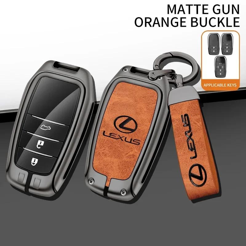 Car Key Case Full Cover Key Shell For Lexus Alphard Toyota Corolla Land Cruiser 200 Prado Crown Yaris Sienna Cross Hilux Camry