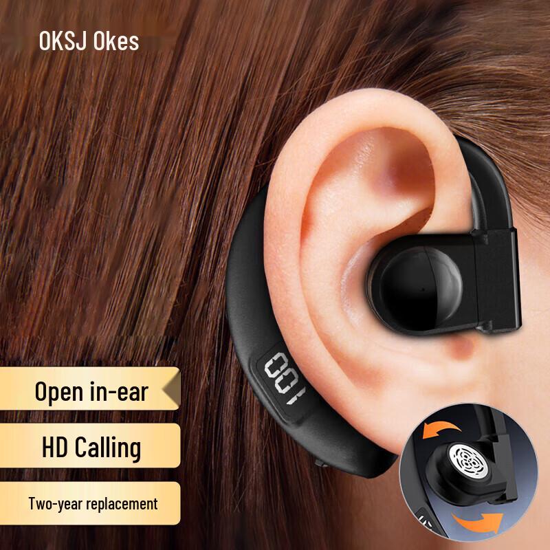 

OKSJ i6 Wireless Bone Conduction Ear Hook Headset