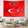 Turkish Football Emblem Tapestry Room Decoration Wall Hanging for Living Room Bedroom, dormitory, Birthday and Christmas gifts