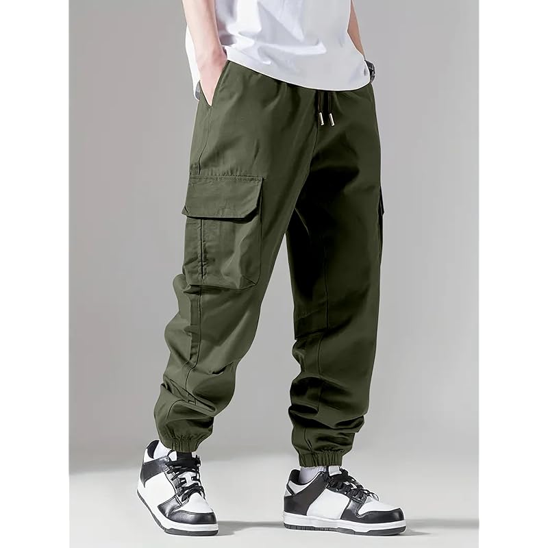 IndoPrimo Men Cargo || Men Cargo Pants || Men Cargo Pants Cotton || Cargos for Men || Men Cargo Trouser (in, Alpha, 2XL, L