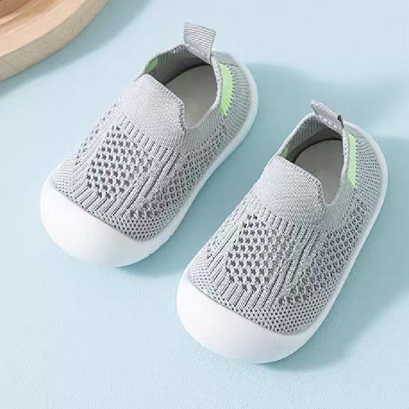 Summer Baby Walking Shoes: Soft Sole, Non-Slip Mesh, Breathable.