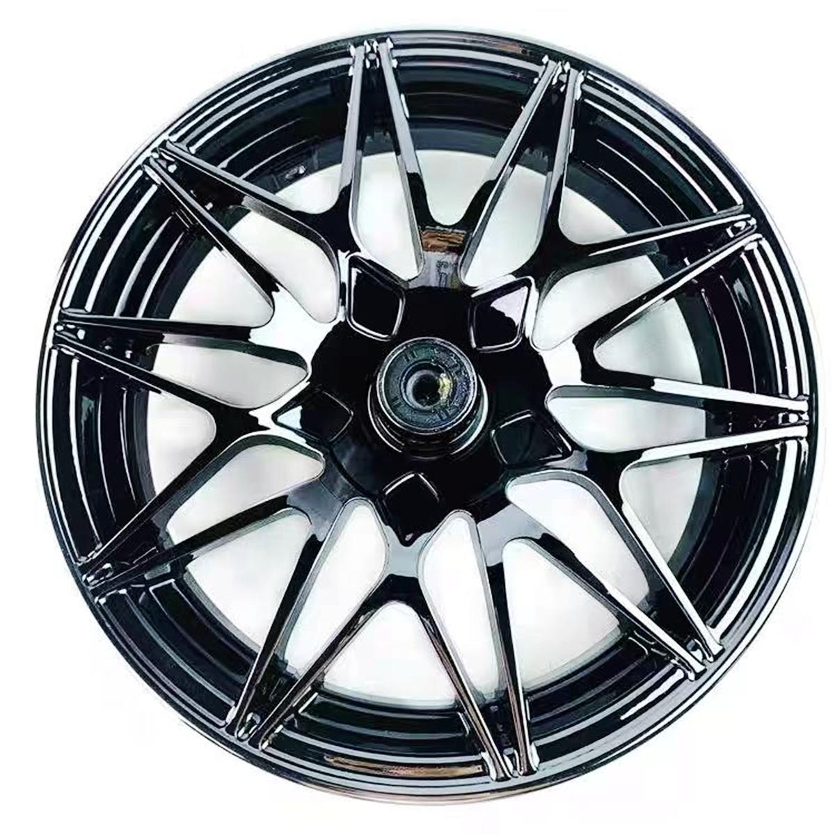 Universal 12*2.75 Motorcycle BMW-type chrome plating modified front wheel Rims For CygnusX BWS RSZ Little Monkey Niu Ninebot чёрный