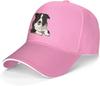 Border Collie Baseballkappe Unisex Damen Verstellbar Schirmmütze Sandwich Papa Hüte Golfhut