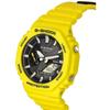 Casio G-Shock Mobile Link Analog Digital Gelbes Harzarmband Schwarzes Zifferblatt Solar GA-B2100C-9A 200M Herrenuhr