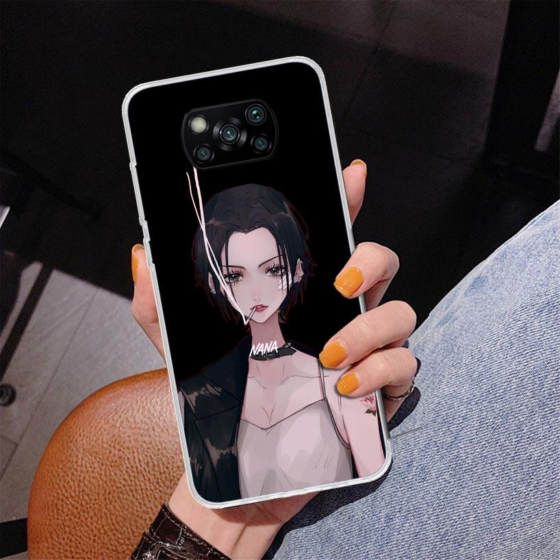 NaNa Osaki Anime Phnoe Case for Xiaomi Poco X5 X6 X7 Pro X4 Gt F7 Ultra M8 M7 Redmi 15C 15 13C 13 12C 12 Unique Cover Coque Poco