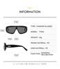 Retro-style one-piece lens glasses for street fashion, hip-hop trend sunglasses, and outdoor sun-protection shades.