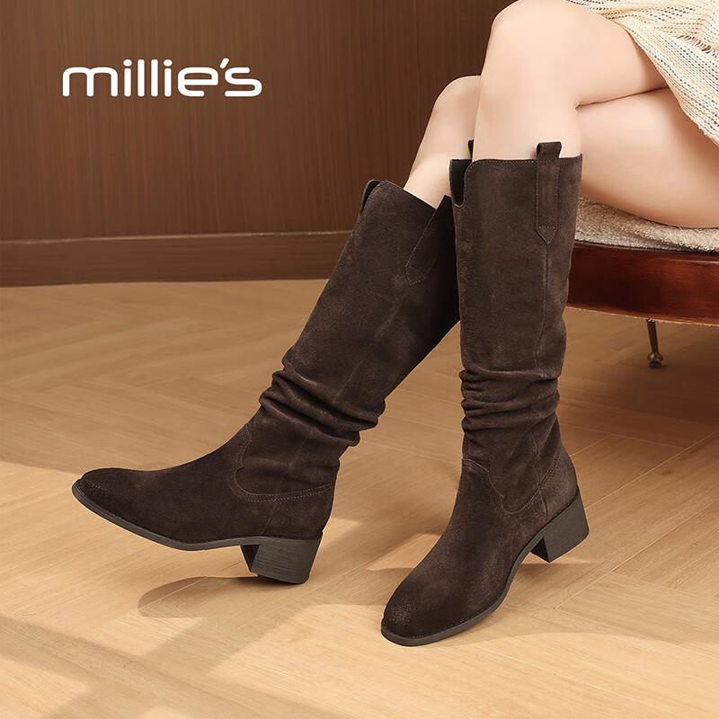 Millies Retro Plush Lined Long Boots EU 39