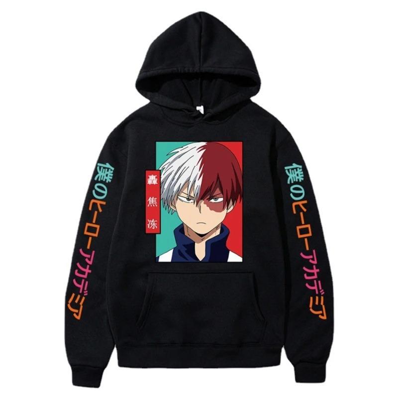 Men Novelty Hoodie Autumn Winter Fashion Sweatshirt My Anime Hero Academia Cosplay Sweater Men Women Pollover Hooded Unisex
