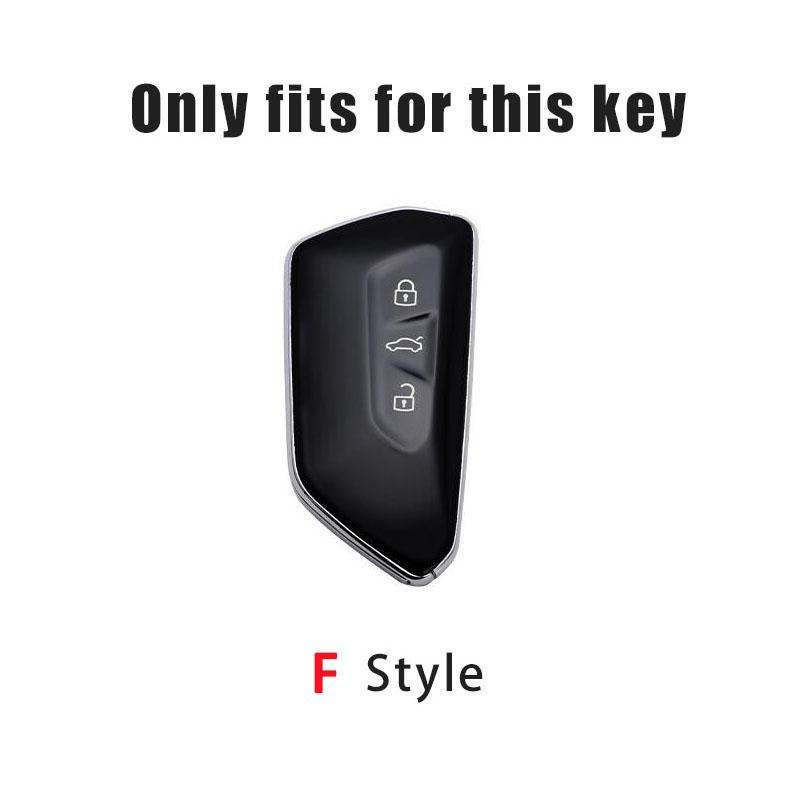 Fashion TPU Car Smart Remote Key Case Fob Cover Protector Holder Shell For Skoda Octavia 4 8 A8 2020 2021 Keychain Accessories ndf500