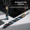 111 Split Point Cobalt Drill Bits For Metalworking As Shown Cobalt Steel Twist Drill Set Eccentric Cutting Edge