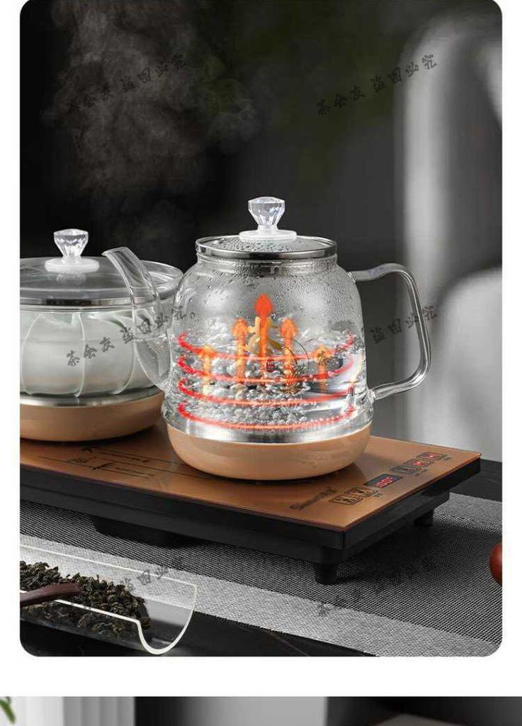 Smart Electric Glass Kettle with Auto Power Off and Insulation for Tea Ceremonies